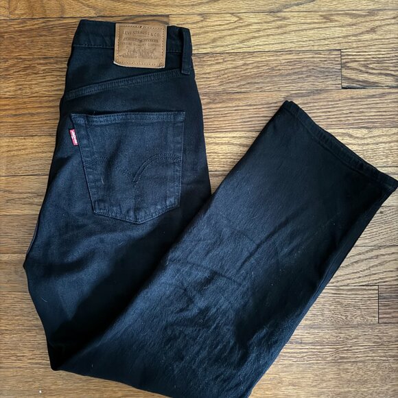 Size 27 Black - Levi's Ribcage Straight Ankle Women's Jeans - Picture 5 of 7